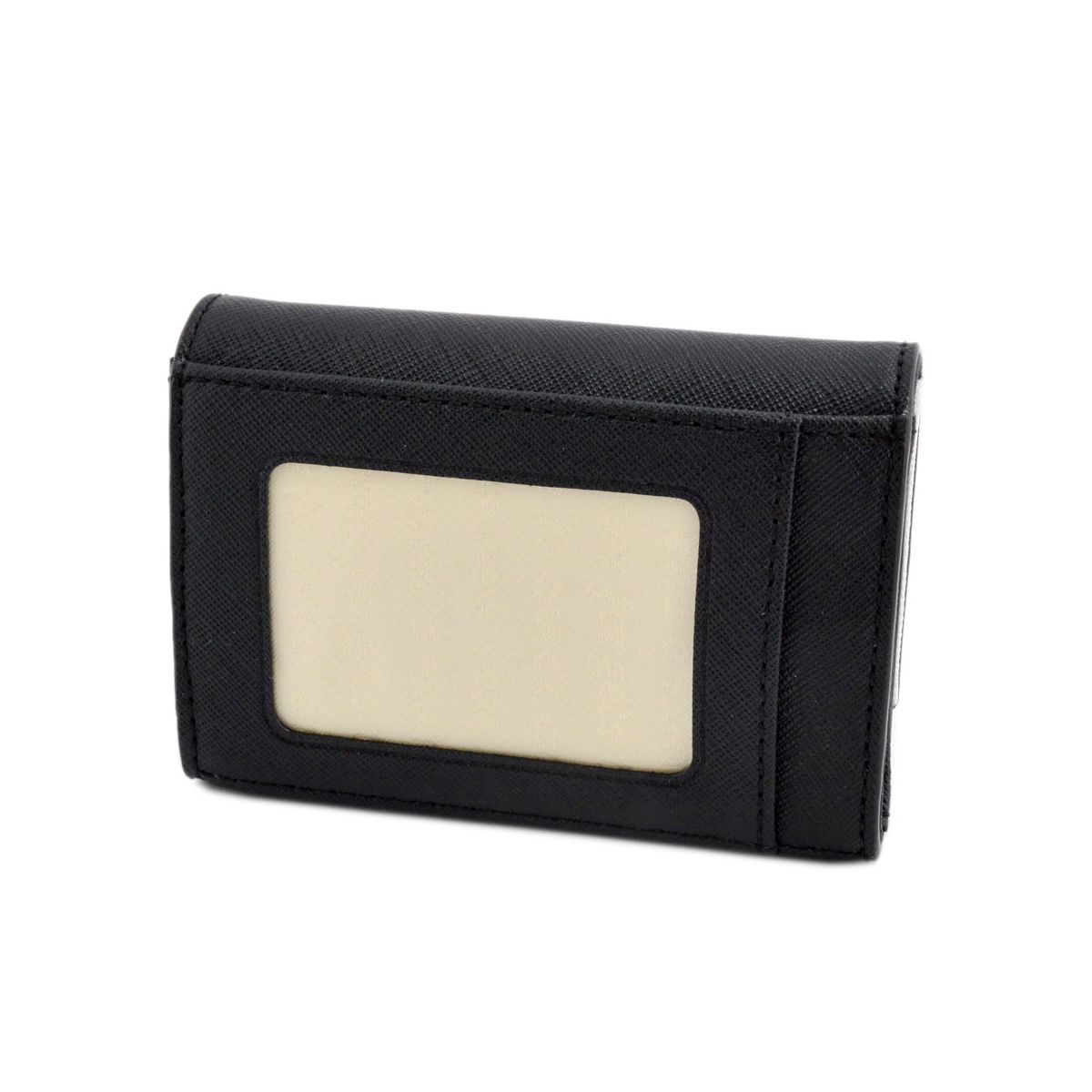 ケイトスペード Kate Spade PWRU4773 023 Black/Bright White スカラップデザイン 内外バイカラー キーリング付 マルチケース 小銭・定期・カード入れ付 Cape Drive Darla