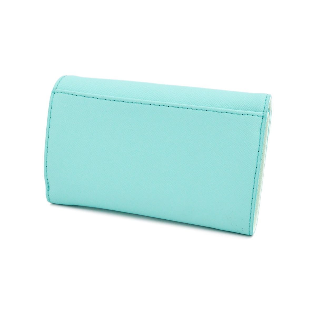 ケイトスペード Kate Spade PWRU4775 388 Soft Aqua/Mint Splash スカラップデザイン 内外バイカラー 定期・カード入れ付 三つ折り財布 Cape Drive Kieran