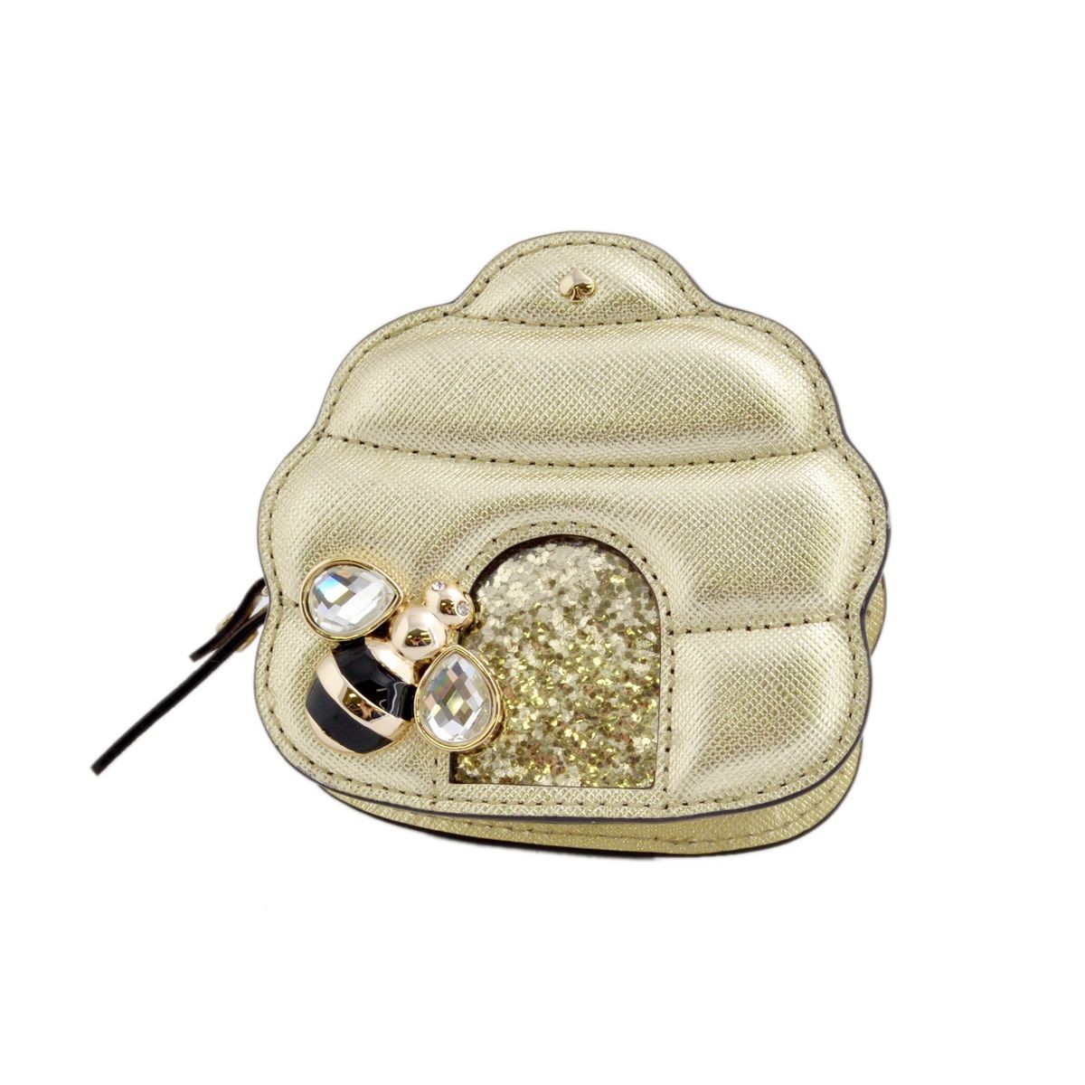 ケイトスペード Kate Spade PWRU4850 974 Multi みつばちスタッズ付 巣箱モチーフ コインケース 小銭入れ Down The Rabbit Hole Oh Honey