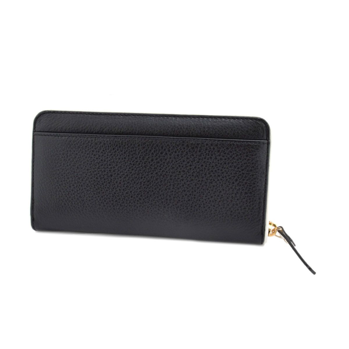 ケイトスペード Kate Spade PWRU4938 067 Black/Cement バイピング バイカラー ラウンドファスナー長財布 Cobble Hill Lacey