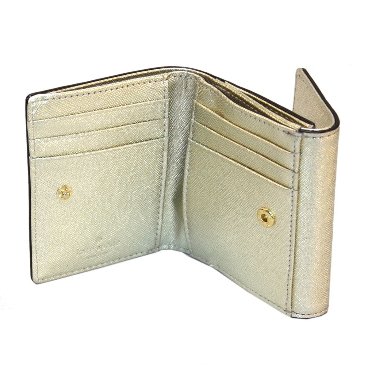 ケイトスペード Kate Spade PWRU4449 771 Gold 二つ折り ミニ財布 Cedar Street Tavy