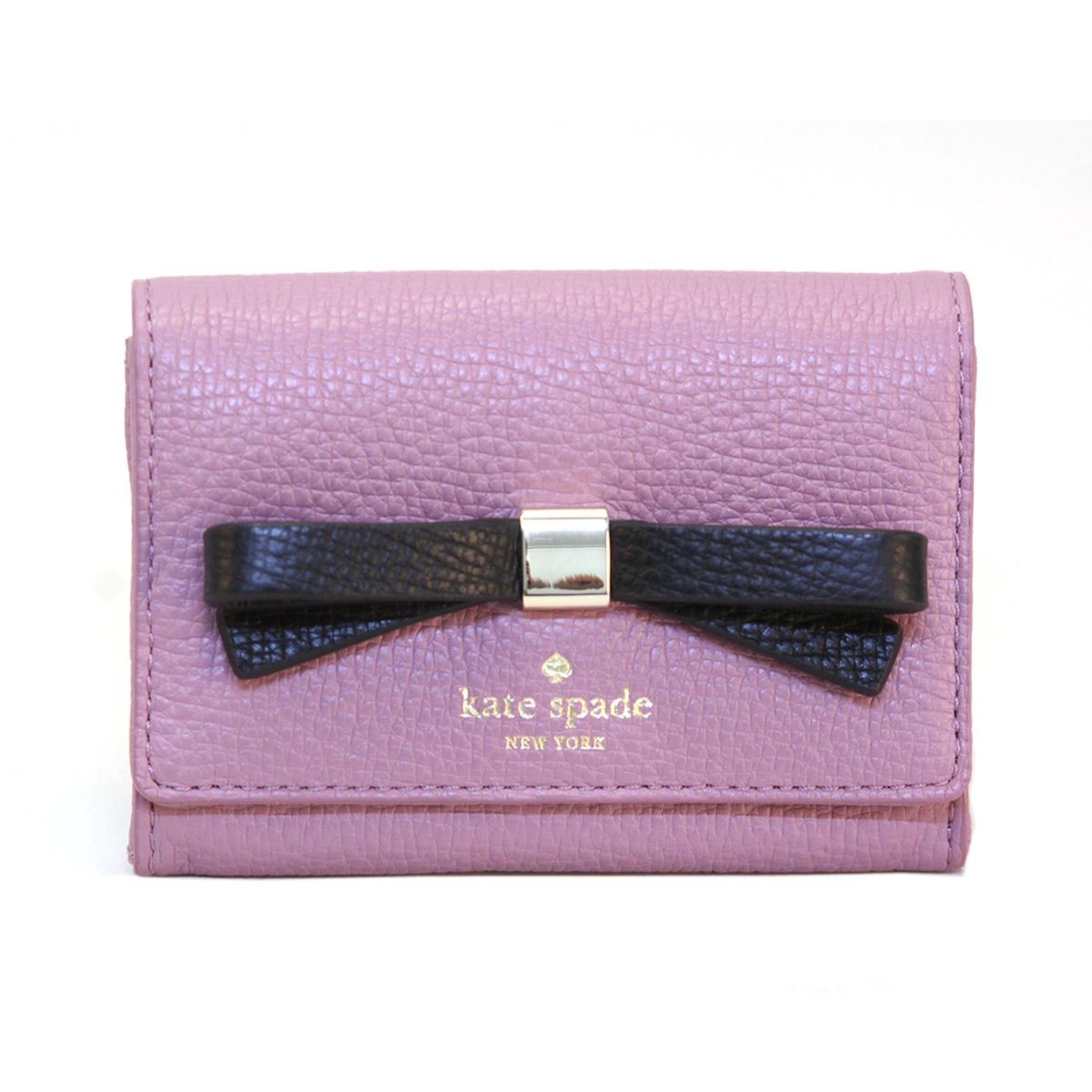 ケイトスペード Kate Spade PWRU5012 526 Rum Raisin/Black リボンモチーフ キーリング付 マルチケース 小銭・定期・カード入れ付 Henderson Street Darla
