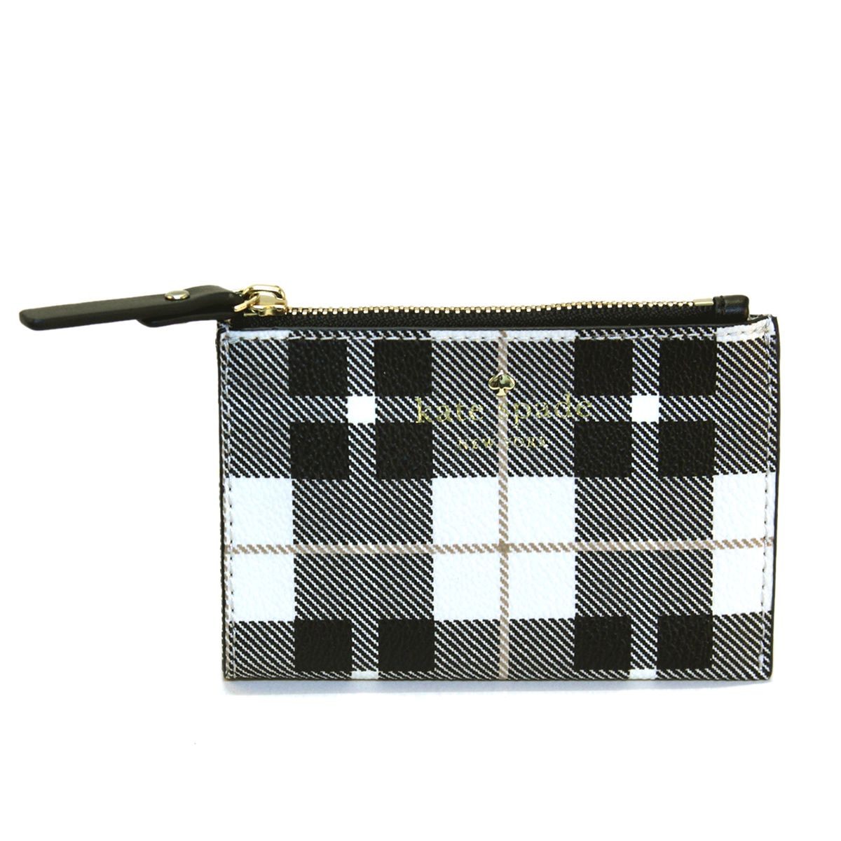 ケイトスペード Kate Spade PWRU5132 264 Light Shale Multi チェック柄 キーリング付 コインケース Farimont Square Cori