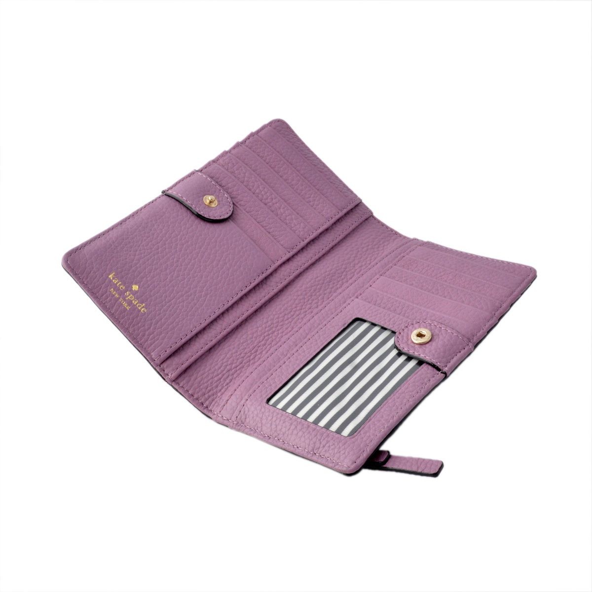 ケイトスペード Kate Spade PWRU4939 520 背面ファスナー小銭入れ＆定期入れ付 二つ折り長財布 COBBLE HILL stacy