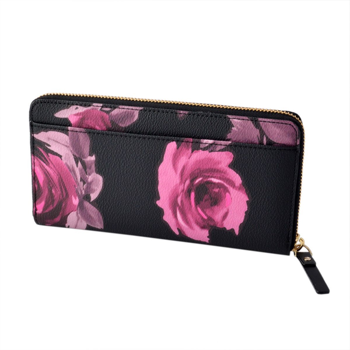 ケイトスペード Kate Spade PWRU5230 098 ローズプリント ラウンドファスナー長財布 HAWTHORNE LANE ROSES lacey