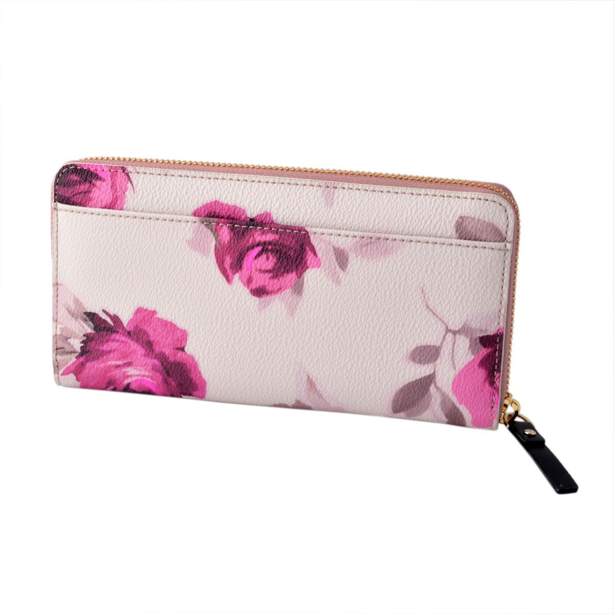 ケイトスペード Kate Spade PWRU5230 515 ローズプリント ラウンドファスナー長財布 HAWTHORNE LANE ROSES lacey