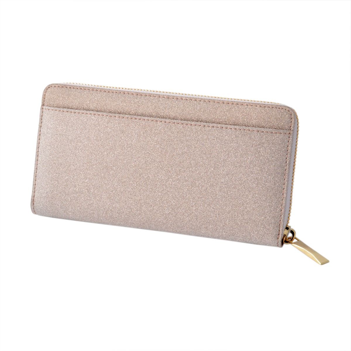 ケイトスペード Kate Spade PWRU5237 705 ラメ入り ラウンドファスナー長財布 BURGESS COURT lacey