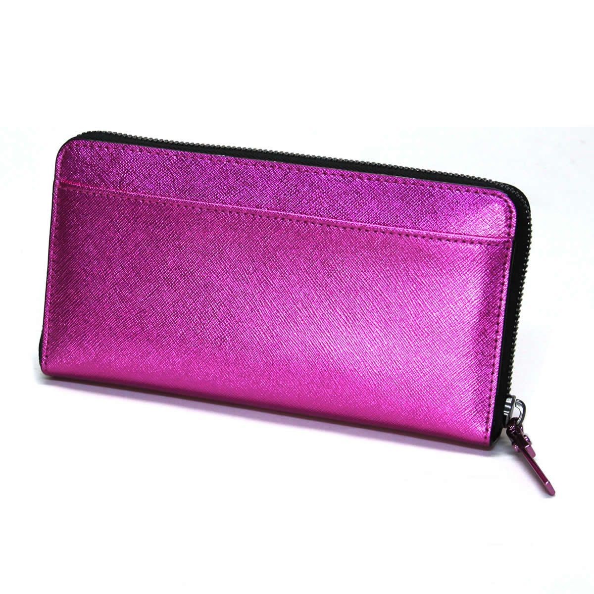 ケイトスペード Kate Spade PWRU5249 660 メタリック ラウンドファスナー長財布 ロングウォレット CAMERON STREET metallic lacey