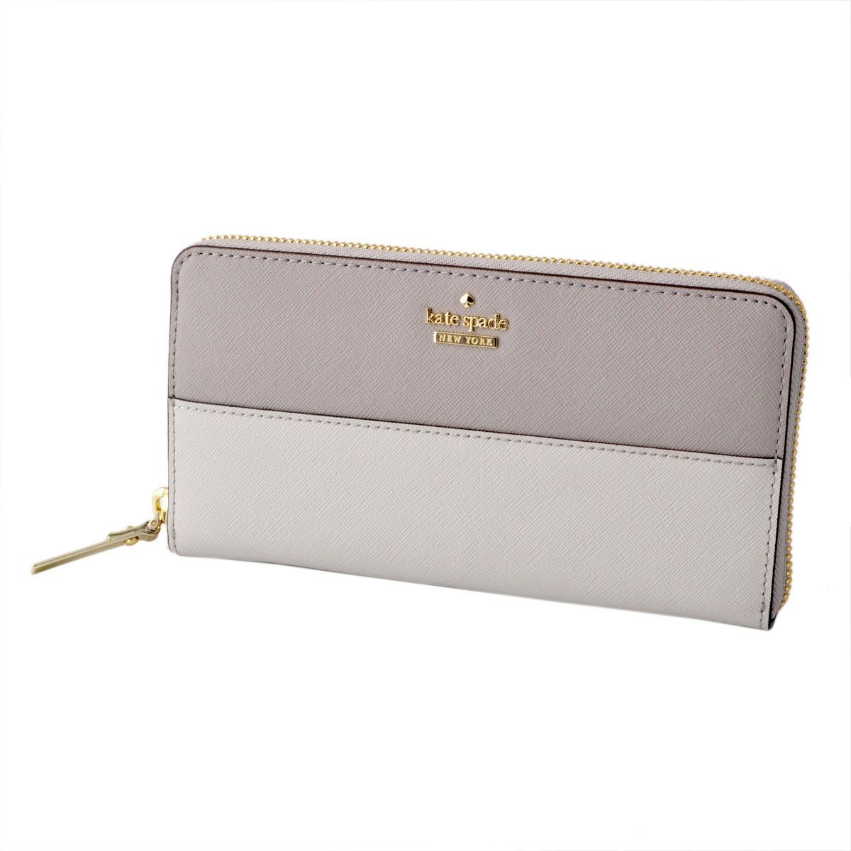 ケイトスペード Kate Spade PWRU5073 288 バイカラー ラウンドファスナー長財布 ロングウォレット CAMERON STREET lacey