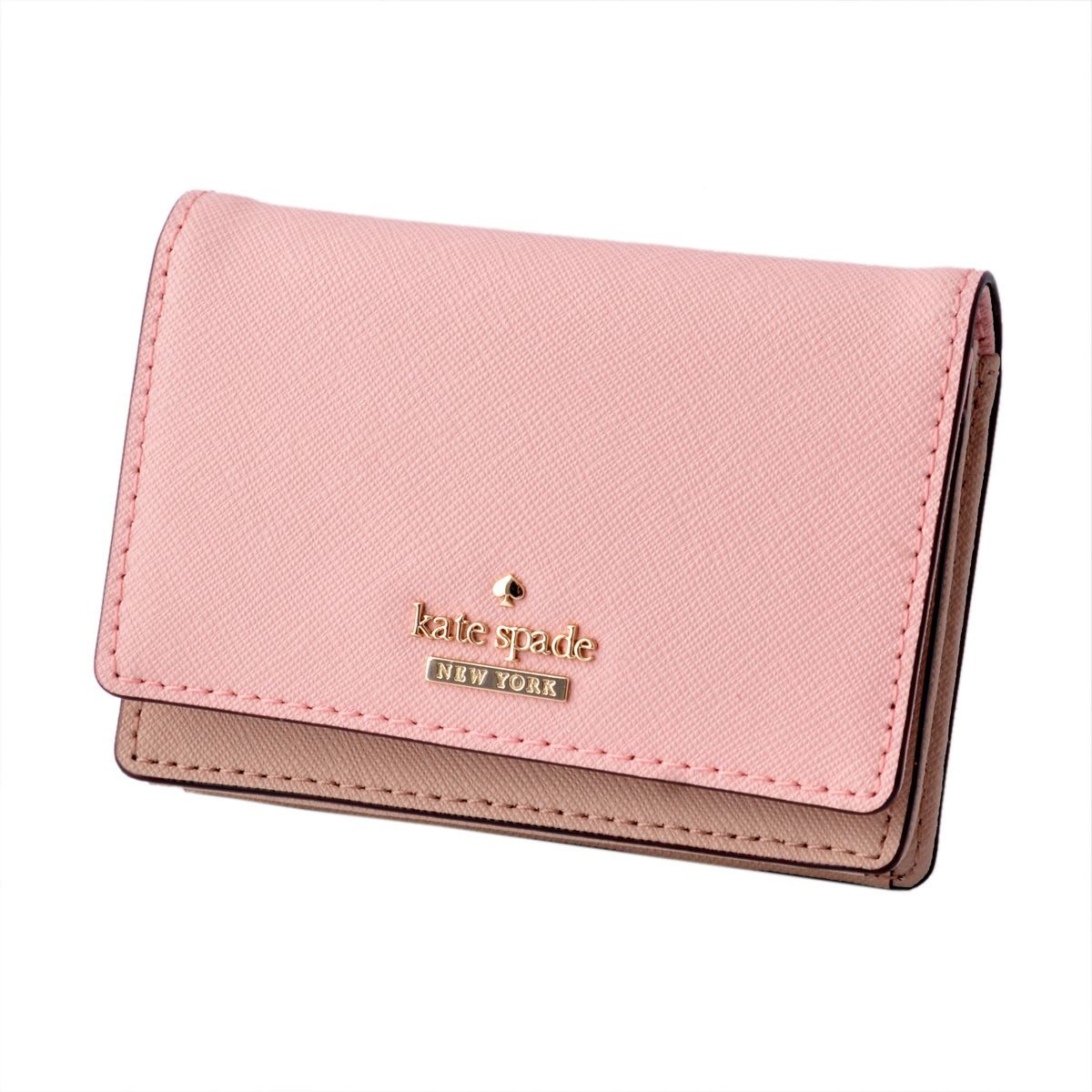 ケイトスペード Kate Spade PWRU5096 910 バイカラー キーリング付 マルチケース 小銭・定期・カード入れ CAMERON STREET beca