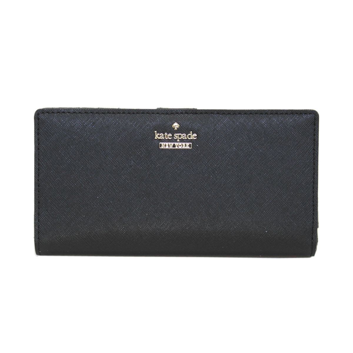 ケイトスペード Kate Spade PWRU5072 001 背面ファスナー小銭入れ＆定期入れ付 二つ折り長財布 CAMERON STREET stacy