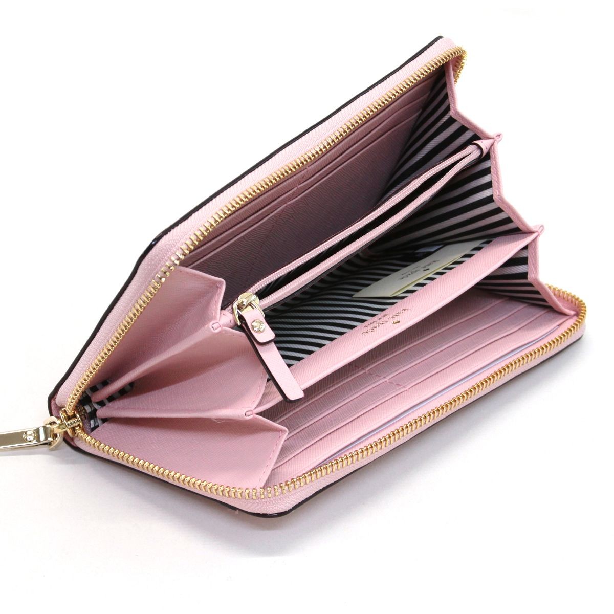 ケイトスペード Kate Spade PWRU5573 651 ランタンモチーフ 型抜き ラウンドファスナー長財布 ロングウォレット CAMERON STREET PERFORATED lacey