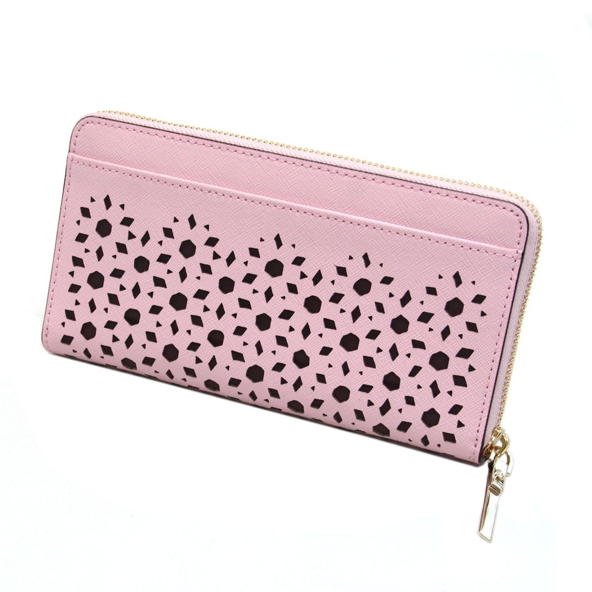 ケイトスペード Kate Spade PWRU5573 651 ランタンモチーフ 型抜き ラウンドファスナー長財布 ロングウォレット CAMERON STREET PERFORATED lacey