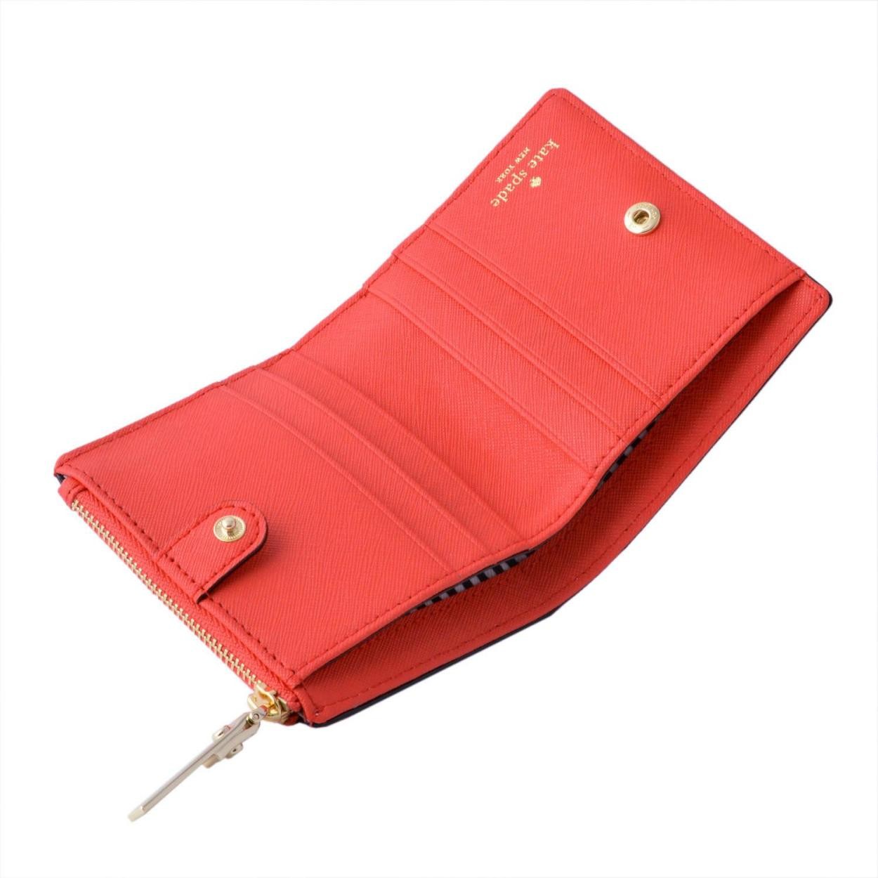 ケイトスペード Kate Spade PWRU5451 624 パスケース付 二つ折り ミニ財布 CAMERON STREET adalyn