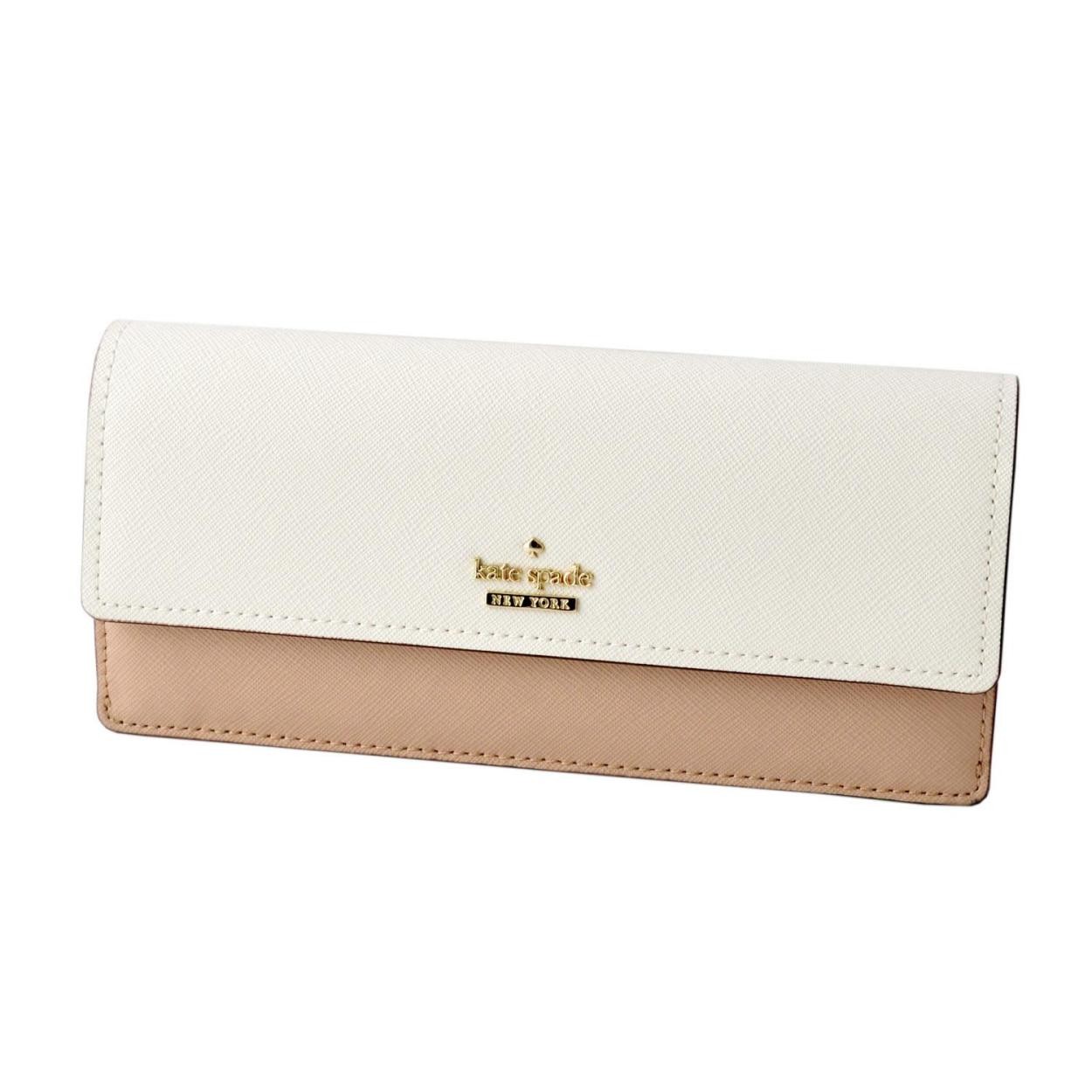 ケイトスペード Kate Spade PWRU5532 189 バイカラー 二つ折り長財布 CAMERON STREET alli