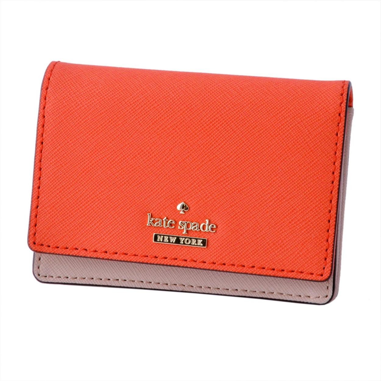 ケイトスペード Kate Spade PWRU5096 626 バイカラー キーリング付 マルチケース 小銭・定期・カード入れ CAMERON STREET beca