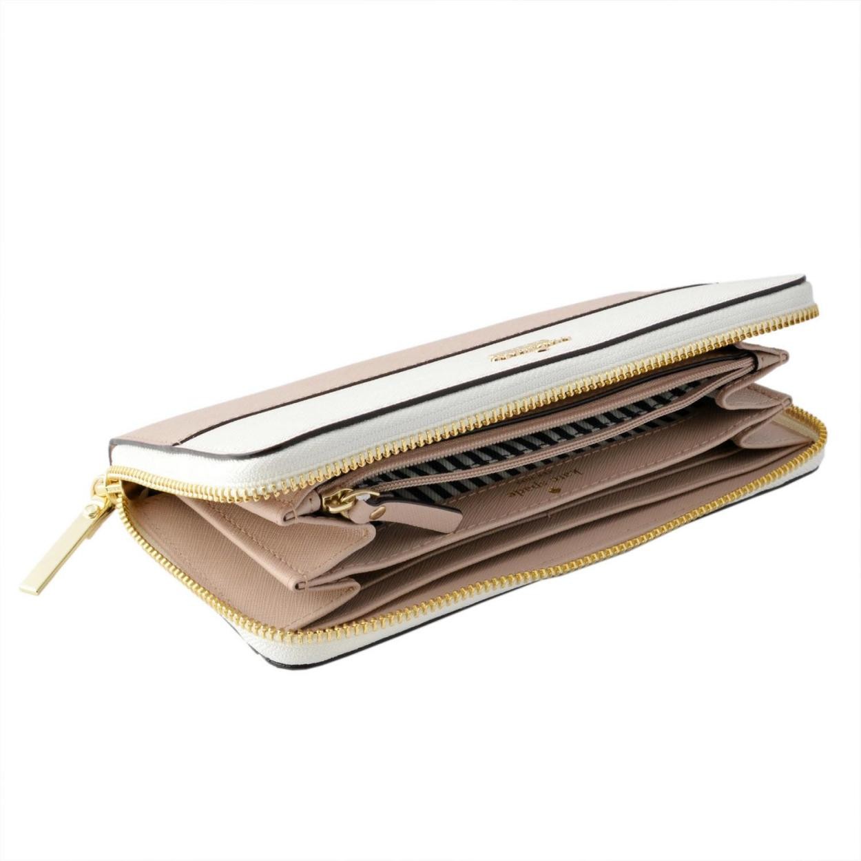 ケイトスペード Kate Spade PWRU5073 189 バイカラー ラウンドファスナー長財布 ロングウォレット CAMERON STREET lacey