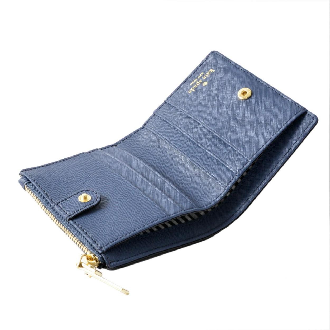 ケイトスペード Kate Spade PWRU5451 424 パスケース付 二つ折り ミニ財布 CAMERON STREET adalyn