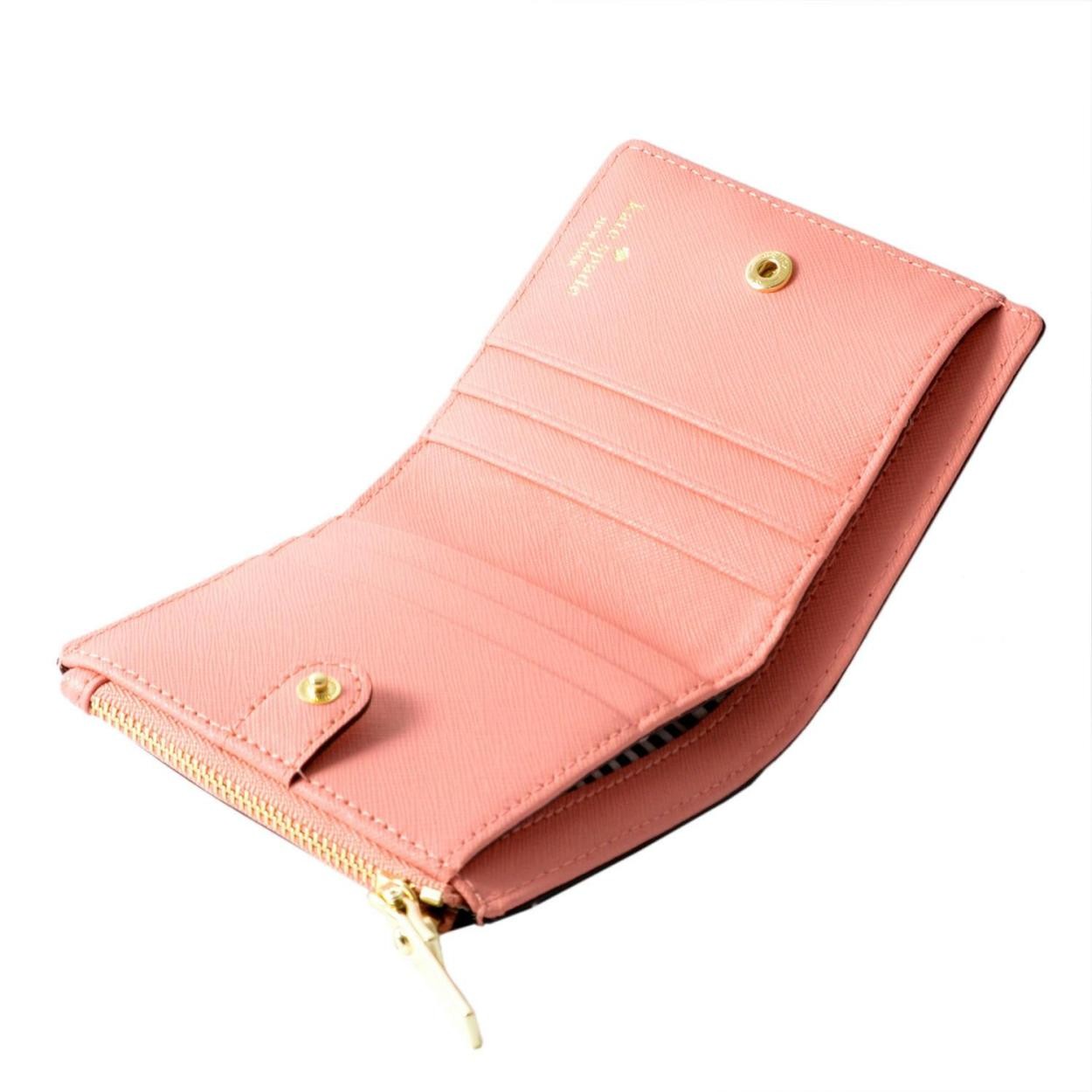 ケイトスペード Kate Spade PWRU5451 959 パスケース付 二つ折り ミニ財布 CAMERON STREET adalyn