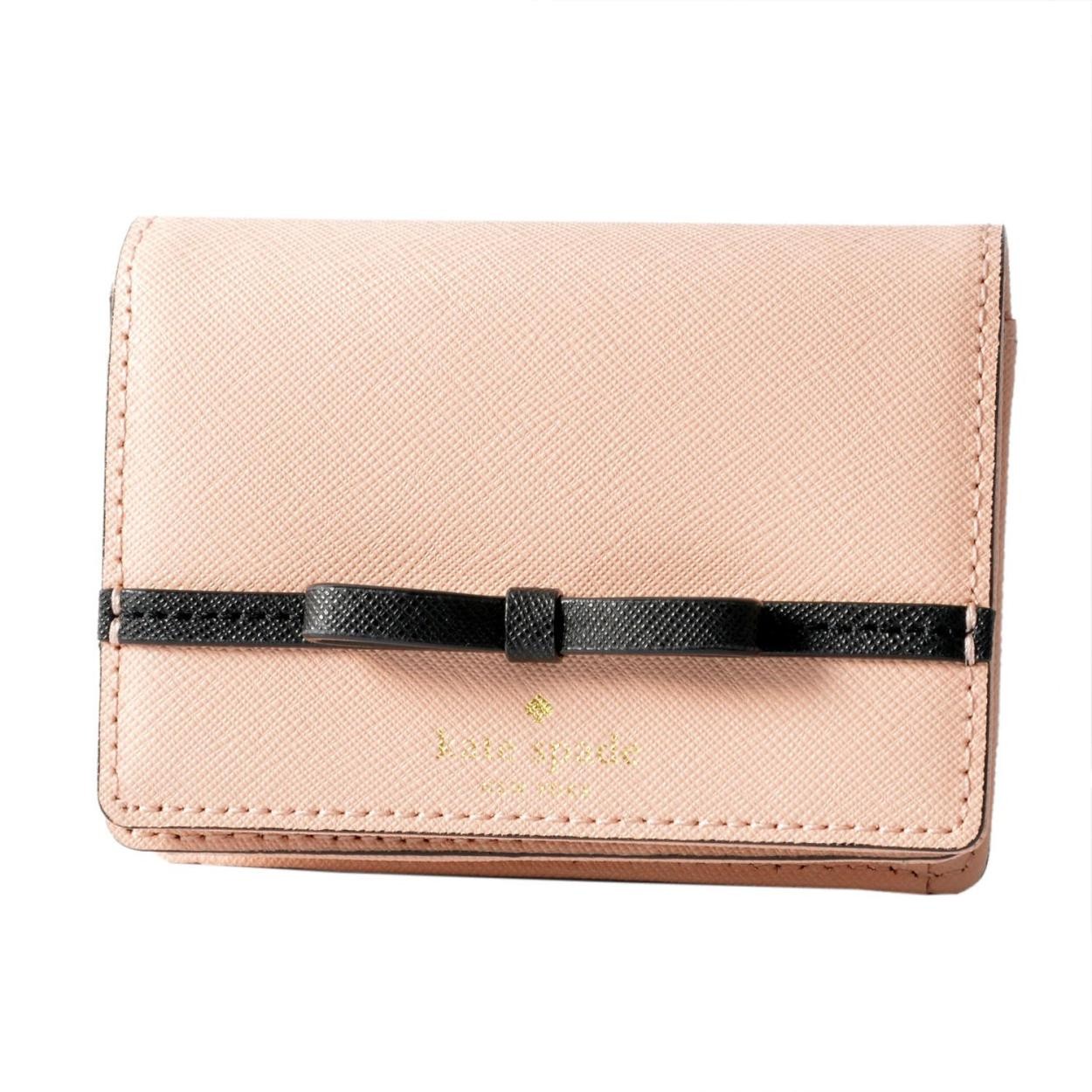 ケイトスペード Kate Spade PWRU5722 287 リボンモチーフ キーリング付 マルチケース 小銭・定期・カード入れ CONNORS LANE beca