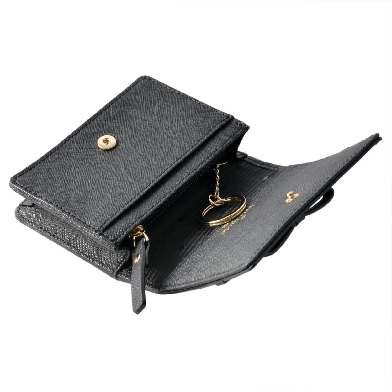 ケイトスペード Kate Spade PWRU5722 001 リボンモチーフ キーリング付 マルチケース 小銭・定期・カード入れ CONNORS LANE beca
