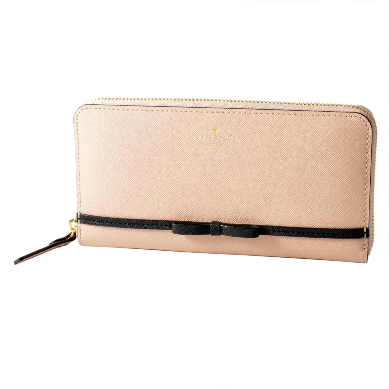 ケイトスペード Kate Spade PWRU5725 287 リボンモチーフ ラウンドファスナー長財布 CONNORS LANE lacey