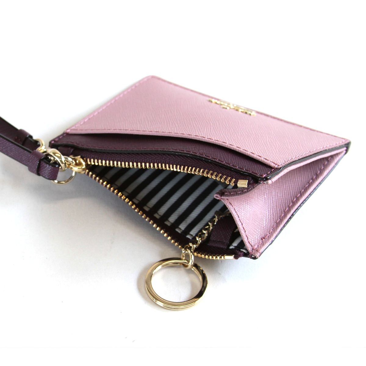 ケイトスペード Kate Spade PWRU5447 673  バイカラー キーリング付 マルチケース 小銭・定期・カード入れ CAMERON STREET mellody
