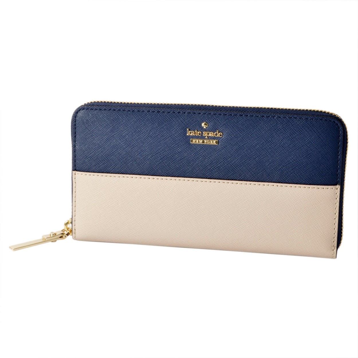 ケイトスペード Kate Spade PWRU5073 405 バイカラー ラウンドファスナー長財布 CAMERON STREET lacey