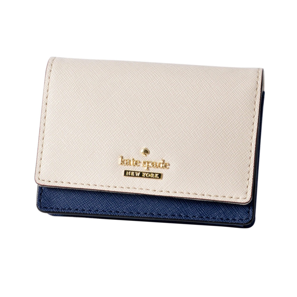 ケイトスペード Kate Spade PWRU5096 405 バイカラー キーリング付 マルチケース 小銭・定期・カード入れ CAMERON STREET beca