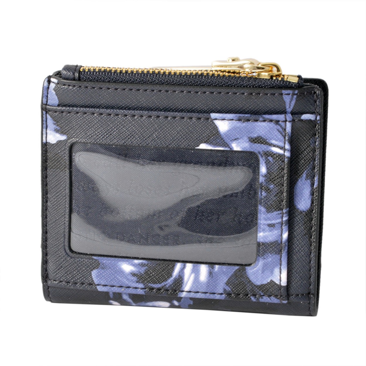 ケイトスペード Kate Spade PWRU6049 458 パスケース付 二つ折り ミニ財布 CAMERON STREET NIGIHT ROSE adalyn