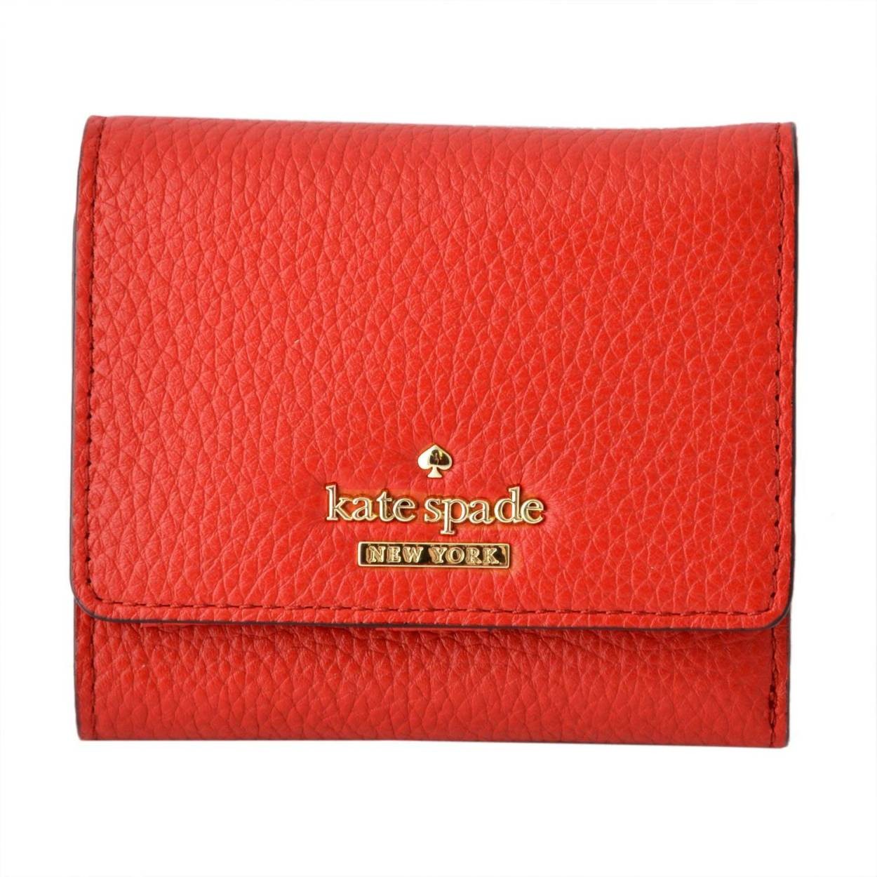 ケイトスペード Kate Spade PWRU5594 631 バイカラー パスケース付 三つ折り ミニ財布 JACKSON STREET jada