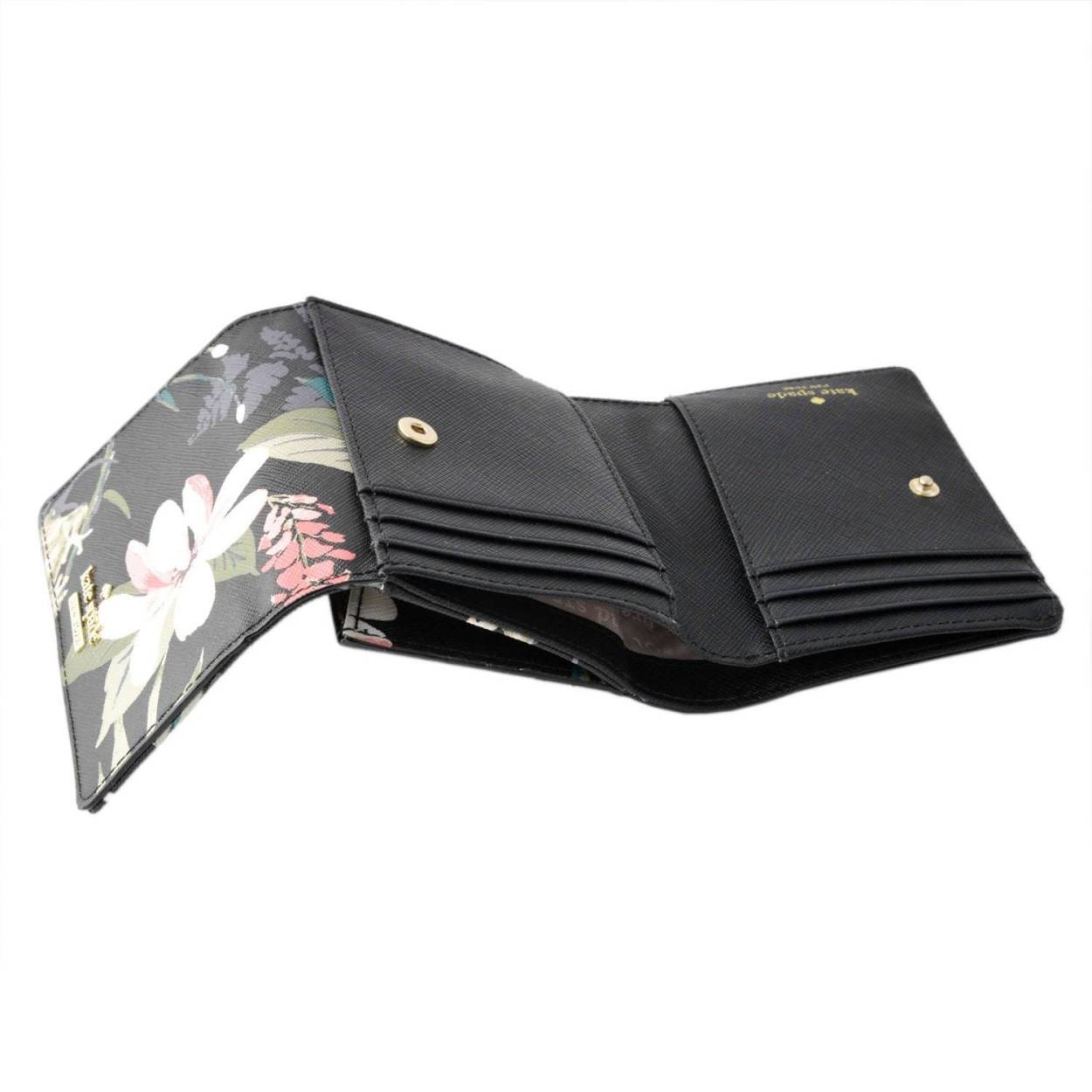 ケイトスペード Kate Spade PWRU6218 098 ボタニカルプリント 三つ折り財布 CAMERON STREET BOTANICAL tavy