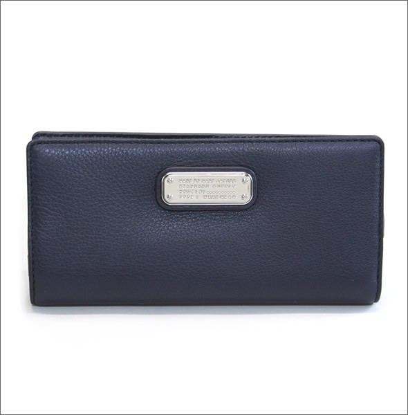 マークバイマークジェイコブス M0006578 484 India Ink New Q Tomoko Wallet パスケース付 二つ折り長財布 ≪2015AW≫