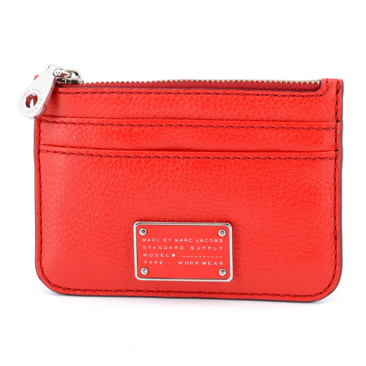 マークバイマークジェイコブス MARC BY MARC JACOBS M0007298-612 Cambridge Red New Too Hot To Handle Lina Wallet カード収納ポケット付 コインケース 小銭入れ ≪2015AW≫