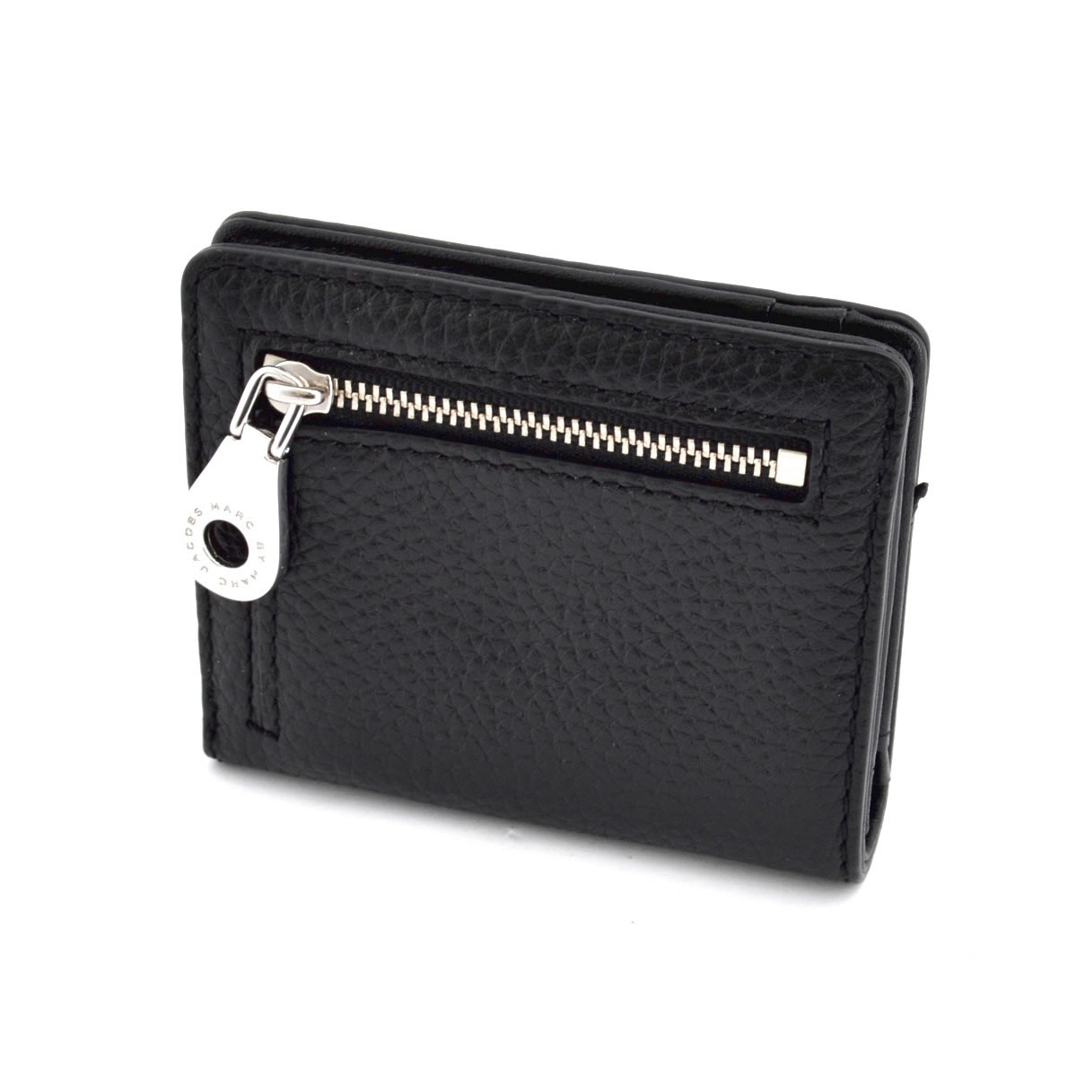 マークバイマークジェイコブス MARC BY MARC JACOBS M0007282 001 Black Ligero Emi Wallet パスケース付 二つ折り ミニ財布  ≪2016SS≫