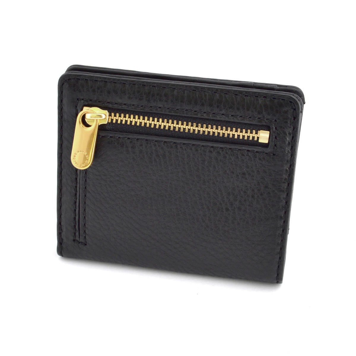 マークバイマークジェイコブス MARC BY MARC JACOBS M0007289 001 Black New Q Emi Wallet パスケース付 二つ折り ミニ財布  ≪2016SS≫