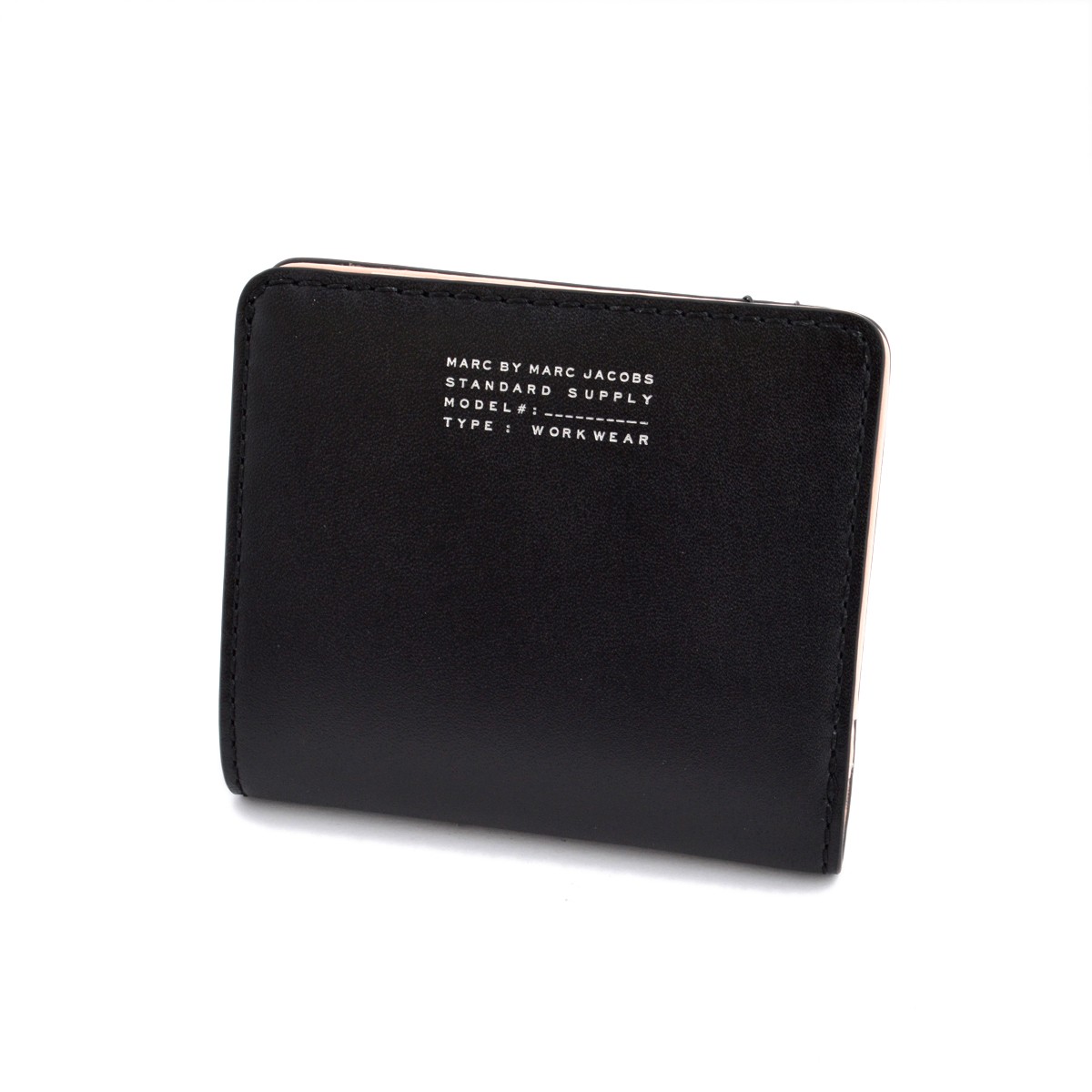 マークバイマークジェイコブス MARC BY MARC JACOBS M0007627 002 Black Multi Quintessential Colorblocked Emi Wallet カラーブロック パスケース付 二つ折り ミニ財布  ≪2016SS≫