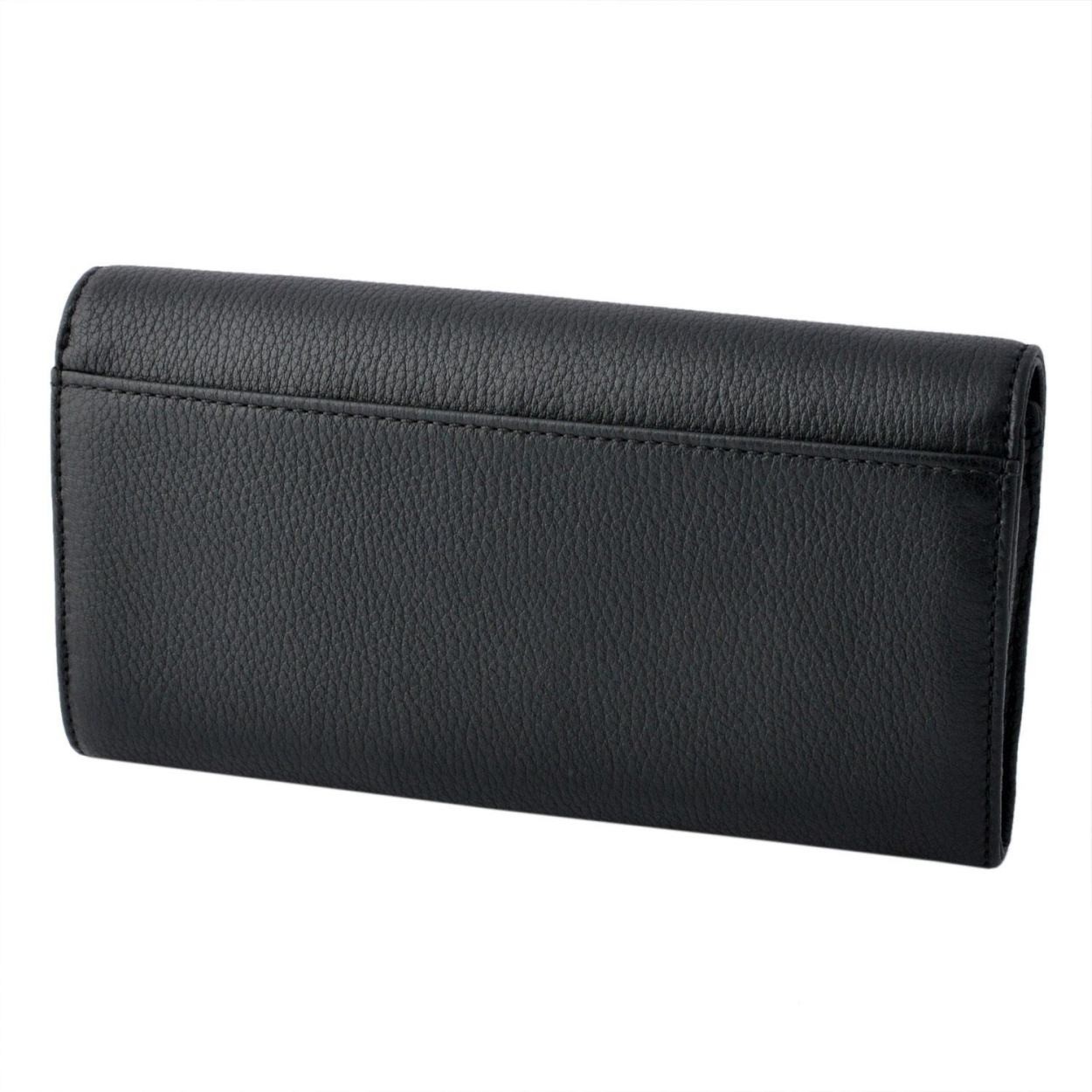 マイケルコース MICHAEL KORS 32F2GFTE3L Black MKロゴ 二つ折り長財布 FULTON