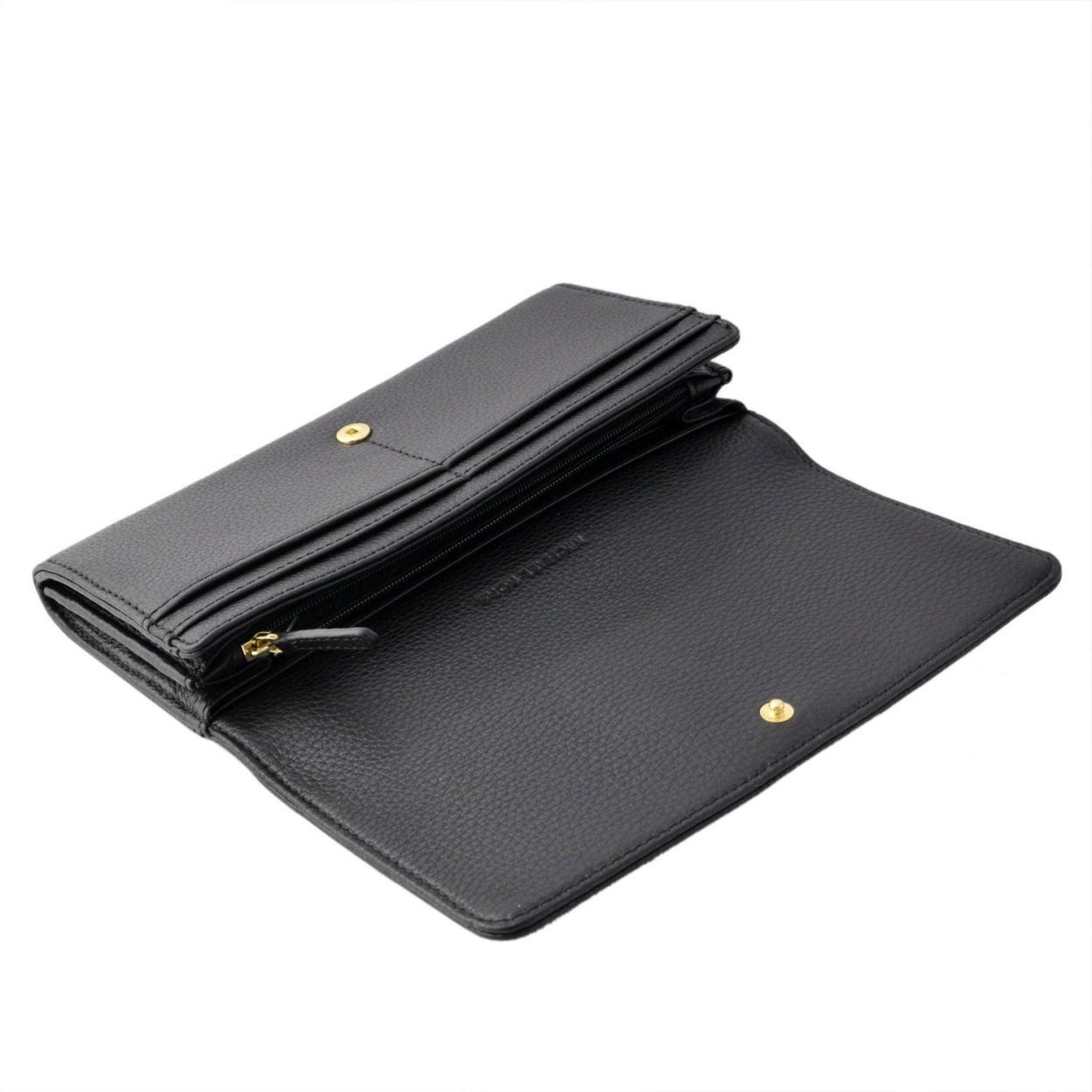 マイケルコース MICHAEL KORS 32F2GFTE3L Black MKロゴ 二つ折り長財布 FULTON