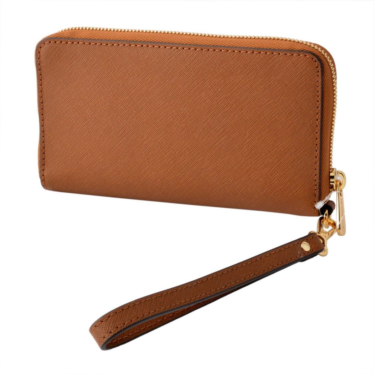 マイケルコース MICHAEL KORS 32H4GTVE9L Luggage モバイル・スマホケース付 ラウンドファスナー長財布 JET SET TRAVEL