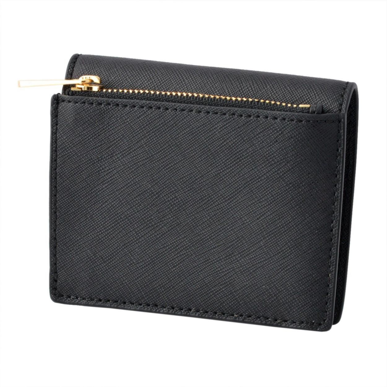 マイケルコース MICHAEL KORS 32T6GTVD2L Black  パスケース付 二つ折り財布 カードケース JET SET TRAVEL