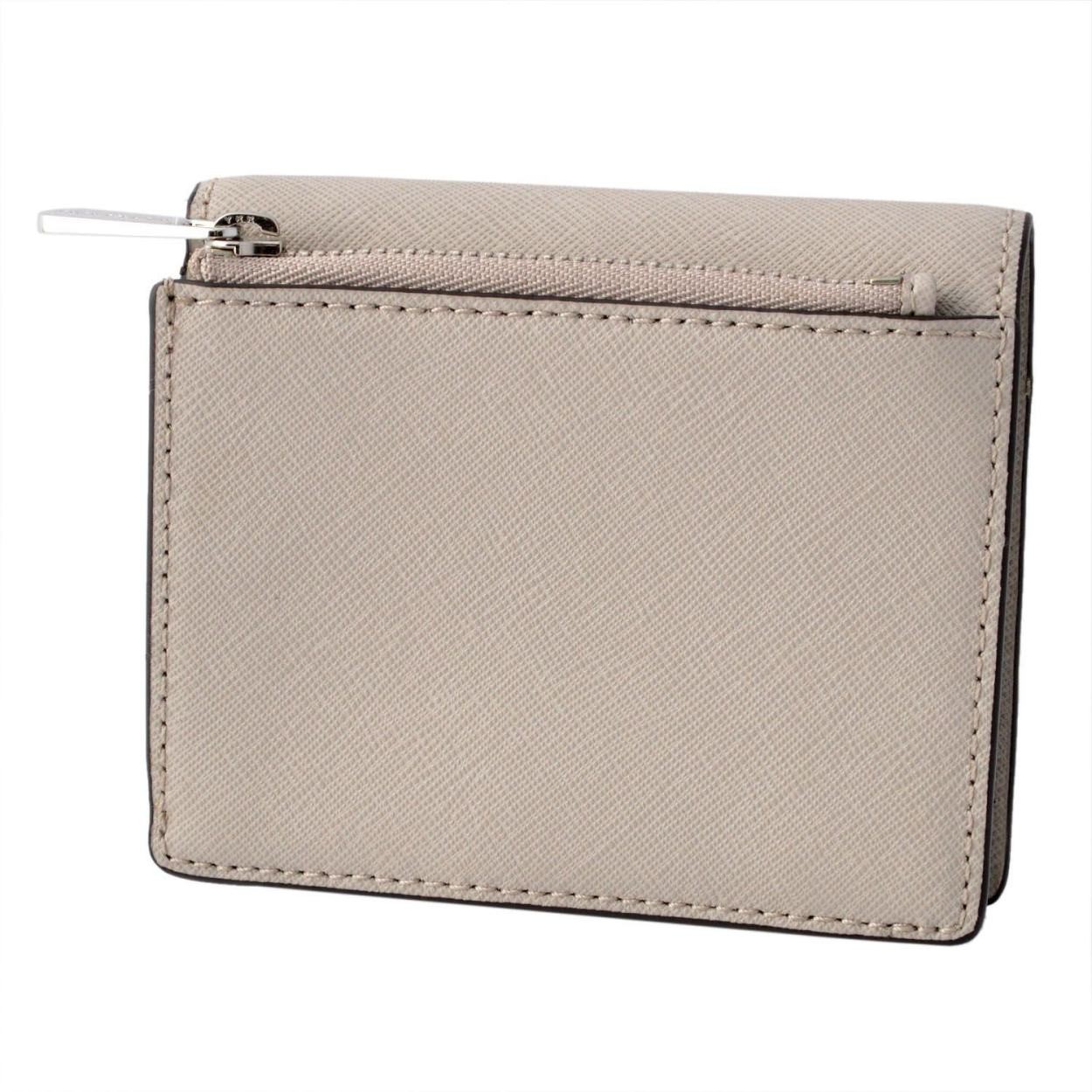 マイケルコース MICHAEL KORS 32T6STVD2L Cement パスケース付 二つ折り財布 カードケース JET SET TRAVEL