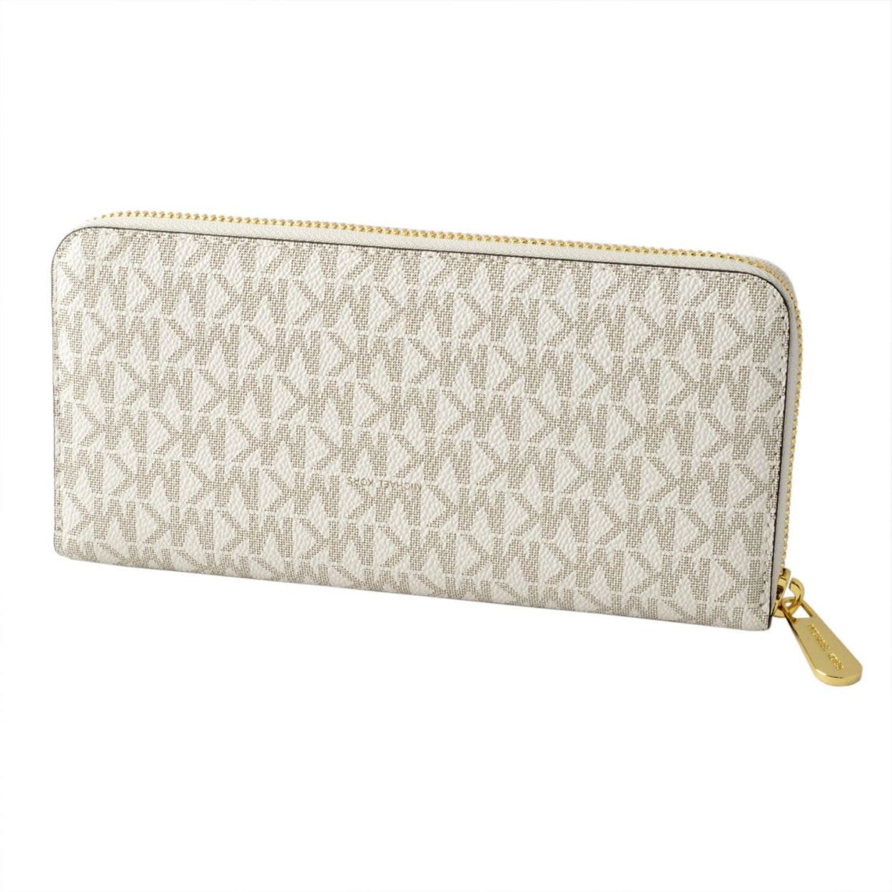 マイケルコース MICHAEL KORS 32S72JSZ3B Vanilla シグネチャー柄 ラウンドファスナー長財布 JET SET ITEM