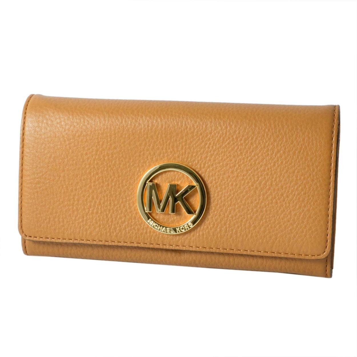 マイケルコース MICHAEL KORS 32F2GFTE3L ACORN MKロゴ 二つ折り長財布 FULTON