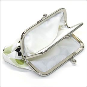 マリメッコ MINI-UNIKKO TUPLA KUKKARO  ミニウニッコ柄 がま口財布 小銭入れ ブラック/ホワイト/グリーン 034735 910 black/white/green