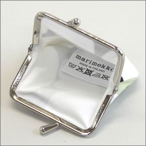 マリメッコ MINI-UNIKKO MINI KUKKARO ミニウニッコ柄 がま口 コットンパース コインケース 小銭入れ ミニ・ポーチ 034773 910 black/white/green