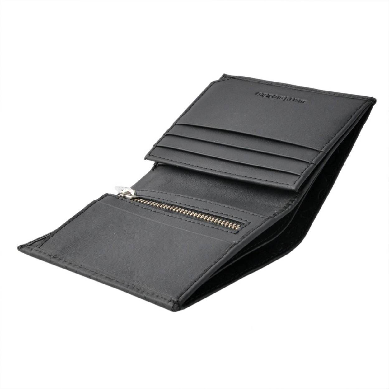 マリメッコ marimekko 043650 999 エンボス ウニッコ型押しレザー 二つ折り財布 EMBOSSED-UNIKKO  KATRI