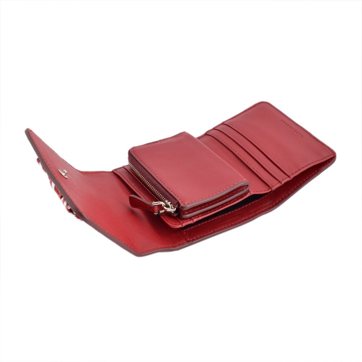 マークジェイコブス MARC JACOBS M0008122 609 Ruby Rosea キャンディリボン 三つ折り財布 Bow Billfold