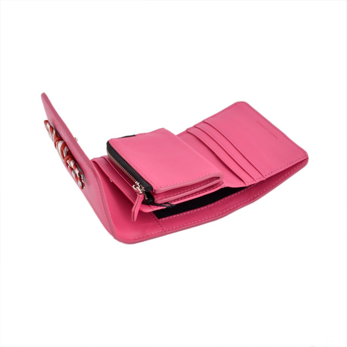 マークジェイコブス MARC JACOBS M0008122 658 Begonia キャンディリボン 三つ折り財布 Bow Billfold