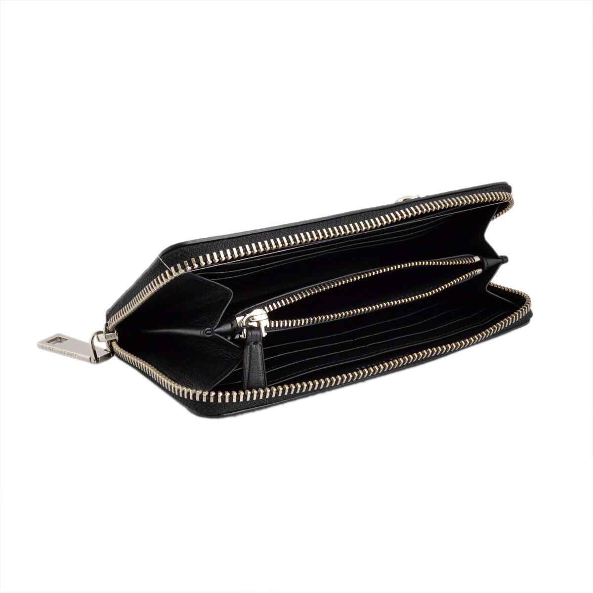マークジェイコブス MARC JACOBS M0008449 001 Black ラウンドファスナー長財布 Gotham Standard Continental Wallet